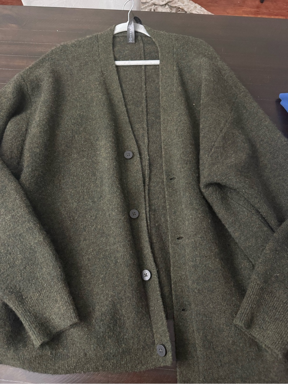 lululemon athletica Olive-Mix Wool Blend Coat